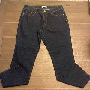Loft jeans - size 12 - dark blue denim